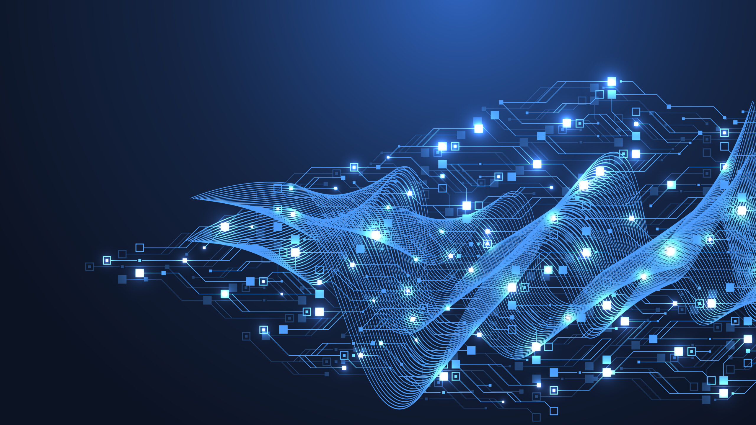 Technology abstract circuit board texture background. High-tech futuristic circuit board banner wallpaper. Digital data. Engineering electronic motherboard illustration.