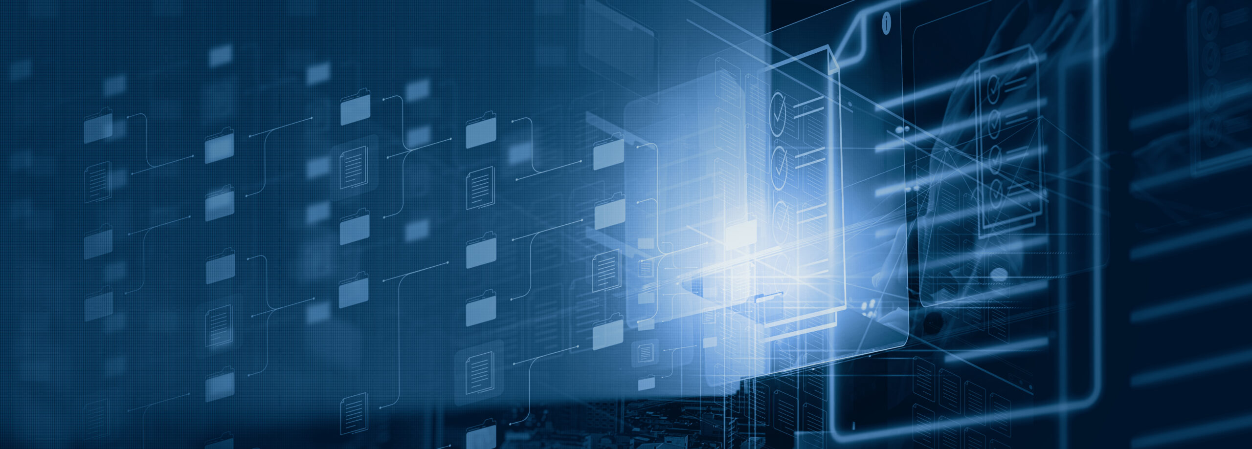 Compliance rules Businesswoman working digital tablet Document Management System (DMS),Virtual online documentation database and process automation to efficiently manage files